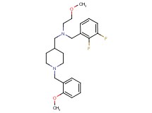 (2,3-difluorobenzyl){[1-(2-methoxybenzyl)-4-piperidinyl]methyl}(2-methoxyethyl)amine