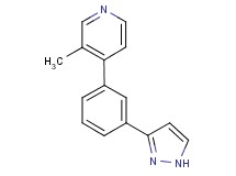 3-methyl-4-[3-(1H-pyrazol-3-yl)phenyl]pyridine trifluoroacetate