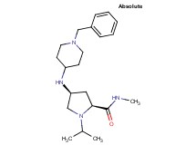(4S)-4-[(1-benzyl-4-piperidinyl)amino]-1-isopropyl-N-methyl-L-prolinamide