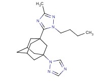 1-butyl-3-methyl-5-[3-(1H-1,2,4-triazol-1-yl)-1-adamantyl]-1H-1,2,4-triazole