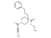 ethyl 1-(2-butynoyl)-4-(3-phenylpropyl)-4-piperidinecarboxylate