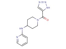 N-[1-(1H-1,2,3-triazol-5-ylcarbonyl)-4-piperidinyl]-2-pyridinamine