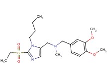 1-[1-butyl-2-(ethylsulfonyl)-1H-imidazol-5-yl]-N-(3,4-dimethoxybenzyl)-N-methylmethanamine
