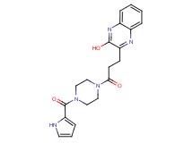 3-{3-oxo-3-[4-(1H-pyrrol-2-ylcarbonyl)-1-piperazinyl]propyl}-2-quinoxalinol