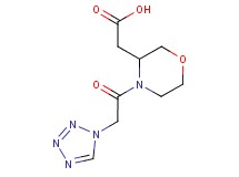 [4-(1H-tetrazol-1-ylacetyl)-3-morpholinyl]acetic acid