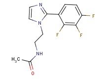 N-{2-[2-(2,3,4-trifluorophenyl)-1H-imidazol-1-yl]ethyl}acetamide