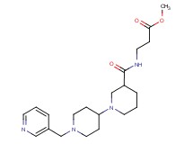 methyl 3-({[1'-(pyridin-3-ylmethyl)-1,4'-bipiperidin-3-yl]carbonyl}amino)propanoate