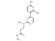 N~3~-[4-(2,6-dimethylpyridin-3-yl)pyrimidin-2-yl]-N~1~,N~3~-dimethyl-beta-alaninamide