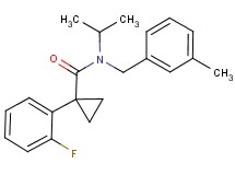 1-(2-fluorophenyl)-N-isopropyl-N-(3-methylbenzyl)cyclopropanecarboxamide
