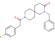2-benzyl-9-[(4-fluorophenyl)acetyl]-2,9-diazaspiro[5.5]undecan-3-one