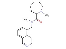 N-(5-isoquinolinylmethyl)-N,1-dimethyl-2-azepanecarboxamide