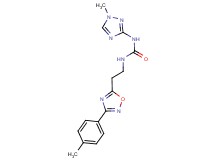 N-{2-[3-(4-methylphenyl)-1,2,4-oxadiazol-5-yl]ethyl}-N'-(1-methyl-1H-1,2,4-triazol-3-yl)urea