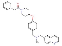 N-methyl-1-(4-{[1-(phenylacetyl)-4-piperidinyl]oxy}phenyl)-N-(6-quinolinylmethyl)methanamine