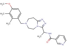 N-{1-[7-(4-methoxy-2,3-dimethylbenzyl)-6,7,8,9-tetrahydro-5H-[1,2,4]triazolo[4,3-d][1,4]diazepin-3-yl]ethyl}nicotinamide