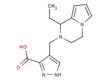 4-[(1-ethyl-3,4-dihydropyrrolo[1,2-a]pyrazin-2(1H)-yl)methyl]-1H-pyrazole-3-carboxylic acid