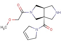 (3aR*,6aR*)-3a-(2,5-dihydro-1H-pyrrol-1-ylcarbonyl)-2-(methoxyacetyl)octahydropyrrolo[3,4-c]pyrrole
