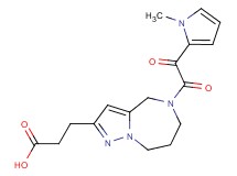 3-{5-[(1-methyl-1H-pyrrol-2-yl)(oxo)acetyl]-5,6,7,8-tetrahydro-4H-pyrazolo[1,5-a][1,4]diazepin-2-yl}propanoic acid