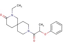 2-ethyl-9-(2-phenoxypropanoyl)-2,9-diazaspiro[5.5]undecan-3-one