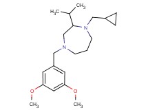 1-(cyclopropylmethyl)-4-(3,5-dimethoxybenzyl)-2-isopropyl-1,4-diazepane