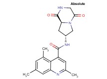 N-[(7R,8aS)-1,4-dioxooctahydropyrrolo[1,2-a]pyrazin-7-yl]-2,5,7-trimethylquinoline-4-carboxamide