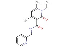 1-ethyl-4,6-dimethyl-2-oxo-N-(pyridin-2-ylmethyl)-1,2-dihydropyridine-3-carboxamide