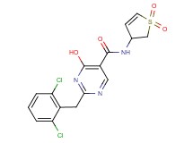 2-(2,6-dichlorobenzyl)-N-(1,1-dioxido-2,3-dihydro-3-thienyl)-4-hydroxypyrimidine-5-carboxamide