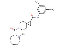 N-(3,5-dimethylphenyl)-6-[(1-methyl-2-azepanyl)carbonyl]-6-azaspiro[2.5]octane-1-carboxamide