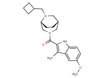 (1R*,5R*)-6-(cyclobutylmethyl)-3-[(5-methoxy-3-methyl-1H-indol-2-yl)carbonyl]-3,6-diazabicyclo[3.2.2]nonane