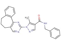 N-benzyl-1-(6,7-dihydro-5H-benzo[6,7]cyclohepta[1,2-d]pyrimidin-2-yl)-5-methyl-1H-pyrazole-4-carboxamide