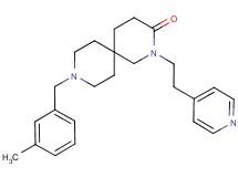9-(3-methylbenzyl)-2-(2-pyridin-4-ylethyl)-2,9-diazaspiro[5.5]undecan-3-one
