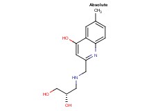 (2S)-3-{[(4-hydroxy-6-methylquinolin-2-yl)methyl]amino}propane-1,2-diol