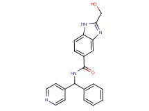 2-(hydroxymethyl)-N-[phenyl(pyridin-4-yl)methyl]-1H-benzimidazole-5-carboxamide