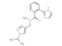 2-(1H-imidazol-2-yl)-N-[(1-isopropyl-1H-pyrazol-4-yl)methyl]-N-methylbenzamide
