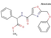 methyl (2S)-({[2-(phenoxymethyl)-1,3-oxazol-4-yl]carbonyl}amino)(phenyl)acetate