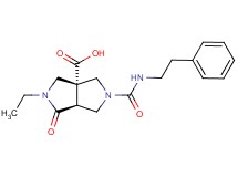 (3aR*,6aS*)-2-ethyl-1-oxo-5-{[(2-phenylethyl)amino]carbonyl}hexahydropyrrolo[3,4-c]pyrrole-3a(1H)-carboxylic acid