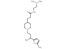N-[2-(dimethylamino)ethyl]-3-{1-[3-(5-methyl-2-furyl)butyl]-4-piperidinyl}propanamide