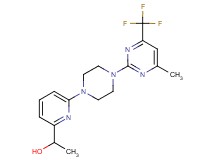1-(6-{4-[4-methyl-6-(trifluoromethyl)-2-pyrimidinyl]-1-piperazinyl}-2-pyridinyl)ethanol