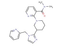 N,N-dimethyl-2-{3-[1-(pyridin-2-ylmethyl)-1H-imidazol-2-yl]piperidin-1-yl}nicotinamide