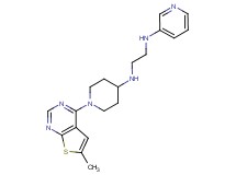 N-[1-(6-methylthieno[2,3-d]pyrimidin-4-yl)piperidin-4-yl]-N'-pyridin-3-ylethane-1,2-diamine