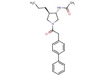 N-[(3S*,4R*)-1-(4-biphenylylacetyl)-4-propyl-3-pyrrolidinyl]acetamide