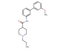 N-(3'-methoxy-3-biphenylyl)-1-propyl-4-piperidinecarboxamide