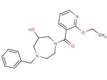 1-benzyl-4-[(2-ethoxy-3-pyridinyl)carbonyl]-1,4-diazepan-6-ol