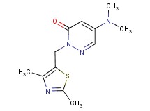 5-(dimethylamino)-2-[(2,4-dimethyl-1,3-thiazol-5-yl)methyl]pyridazin-3(2H)-one