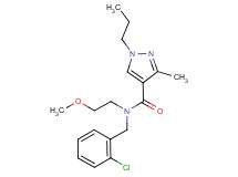 N-(2-chlorobenzyl)-N-(2-methoxyethyl)-3-methyl-1-propyl-1H-pyrazole-4-carboxamide