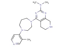 N,N-dimethyl-4-[4-(3-methylpyridin-4-yl)-1,4-diazepan-1-yl]-5,6,7,8-tetrahydropyrido[3,4-d]pyrimidin-2-amine