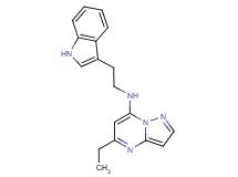5-ethyl-N-[2-(1H-indol-3-yl)ethyl]pyrazolo[1,5-a]pyrimidin-7-amine