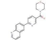 6-[5-(morpholin-4-ylcarbonyl)pyridin-2-yl]quinoline
