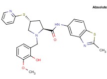 (4R)-1-(2-hydroxy-3-methoxybenzyl)-N-(2-methyl-1,3-benzothiazol-5-yl)-4-(2-pyridinylthio)-L-prolinamide