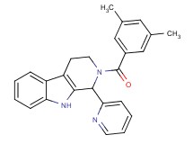 2-(3,5-dimethylbenzoyl)-1-(2-pyridinyl)-2,3,4,9-tetrahydro-1H-beta-carboline