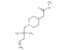 2-[1-(2,2-dimethylpent-4-en-1-yl)piperidin-4-yl]-N-methylacetamide